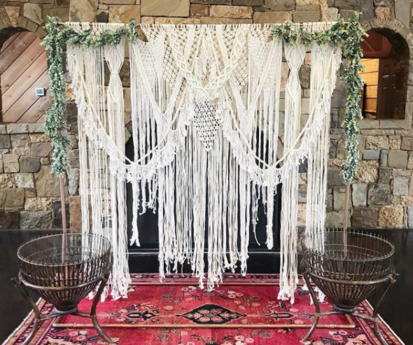 23 Macrame Wedding Backdrops Available to Rent Now