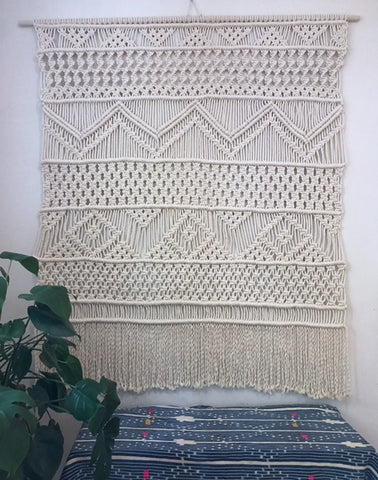 60 inch macrame online wall hanging