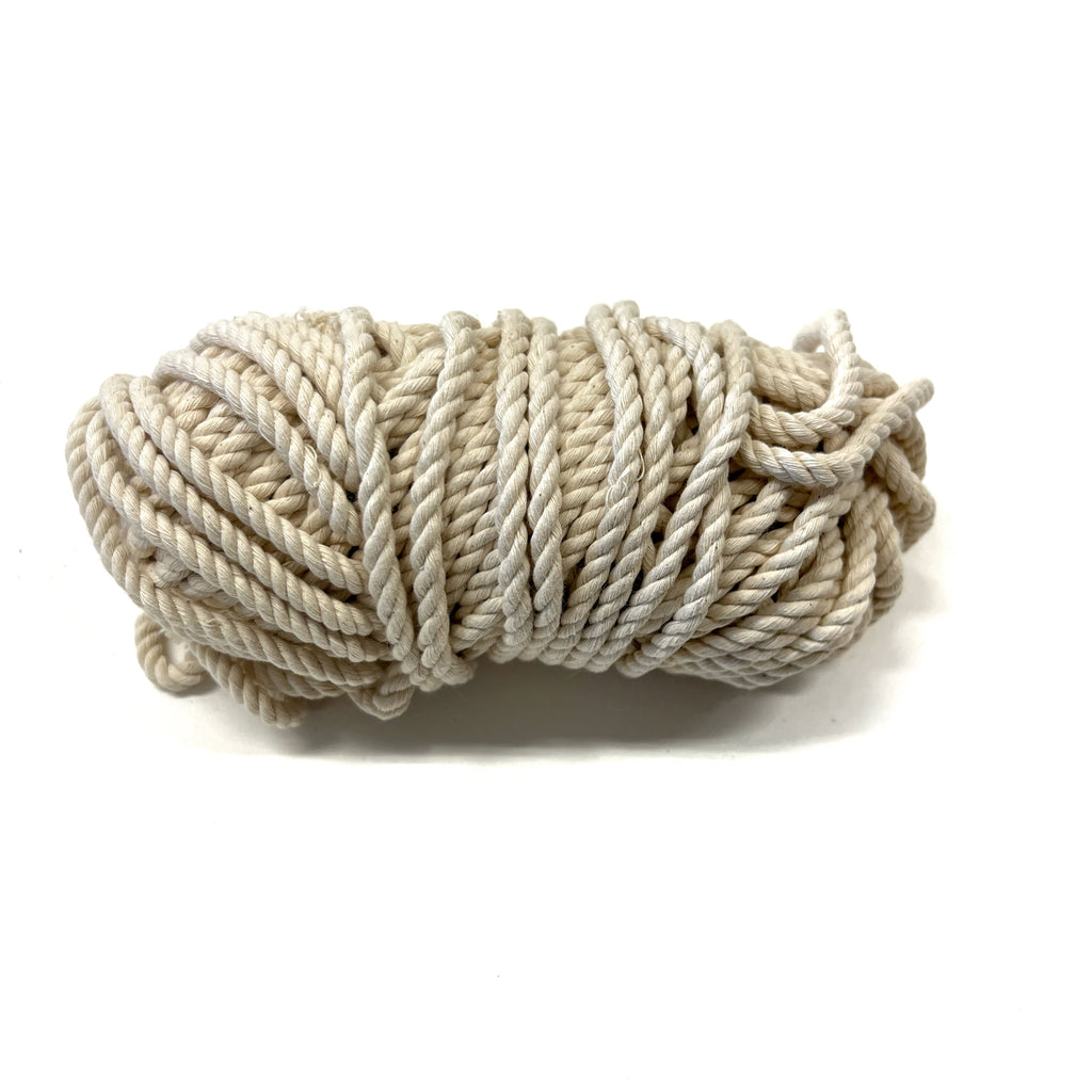 Mini 5 mm Recycled Natural 3 ply Rope