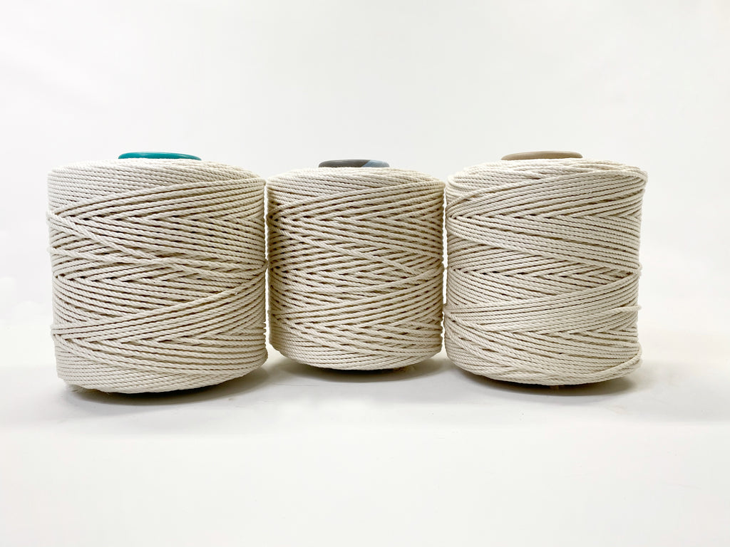 Natural 14 mm Macramé Twisted Cotton Rope