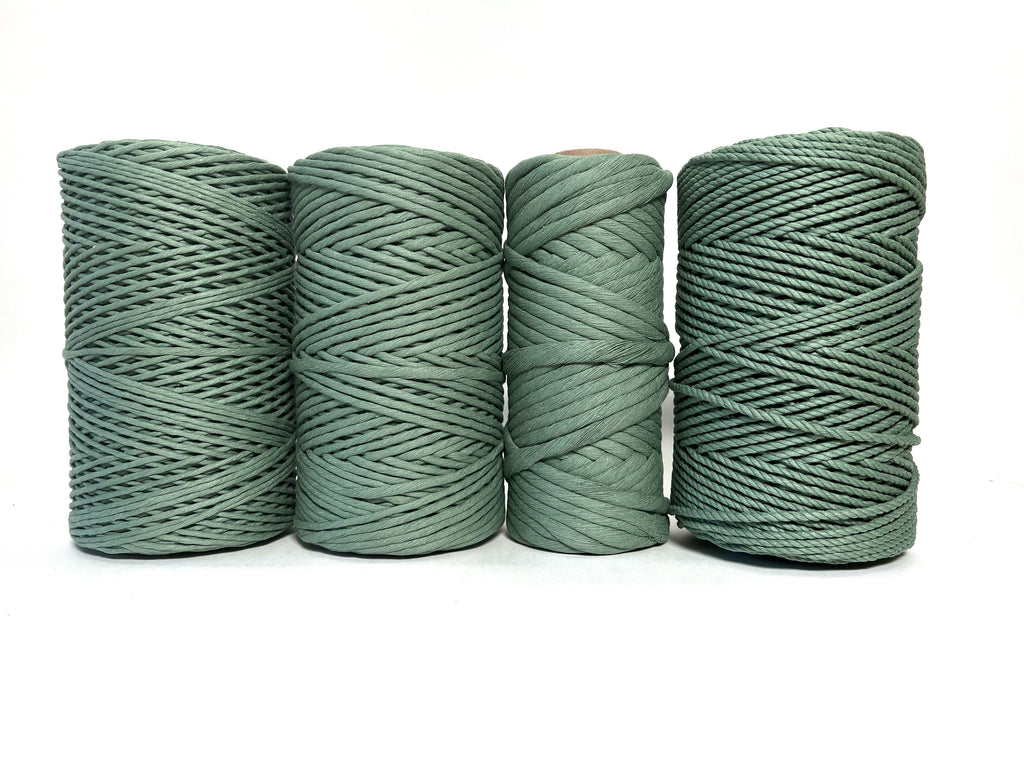 Recycled Cotton - Mineral Green