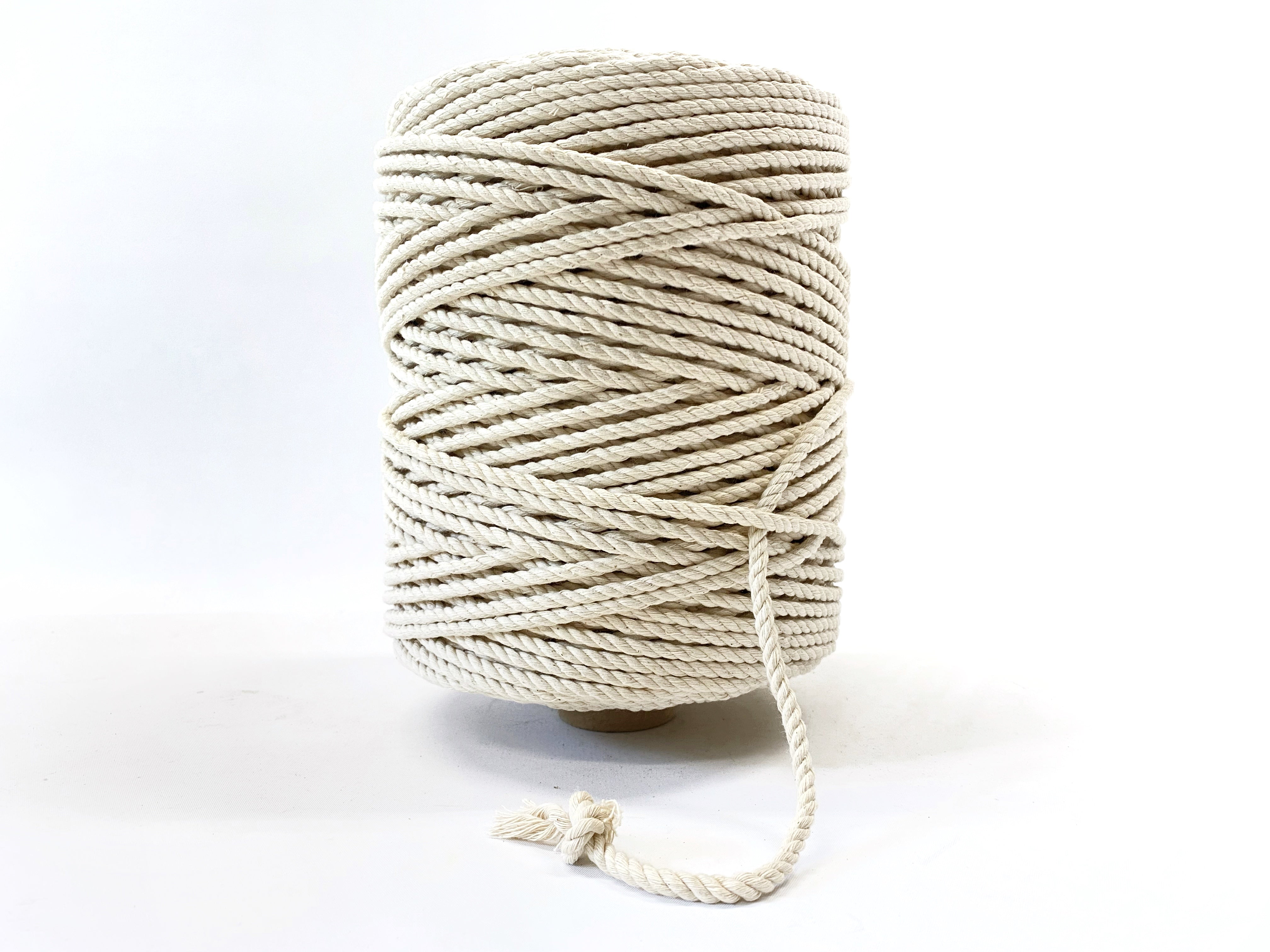 3mm Recycled Cotton String - Natural - 200 grams – Fūnem Studio