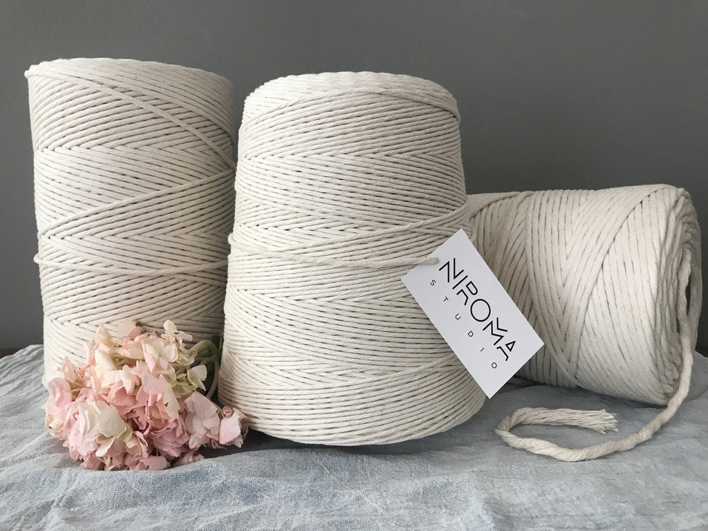 Raw Natural Cotton String (3 mm, 5 mm, 7 mm)