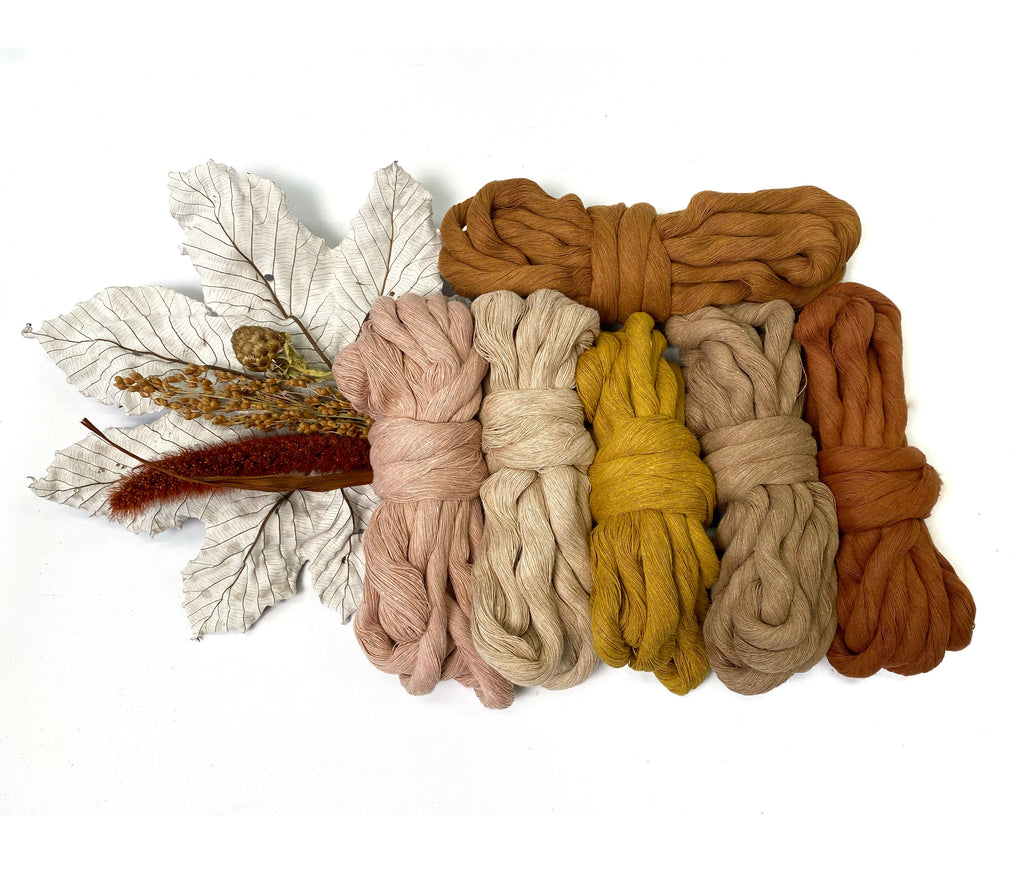 Natural Cotton Rope 38 mm - Macara Group :: Halat iplik Macrame
