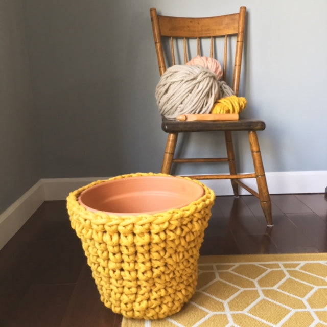 Main Squeeze Planter / Basket - Free Crochet Pattern